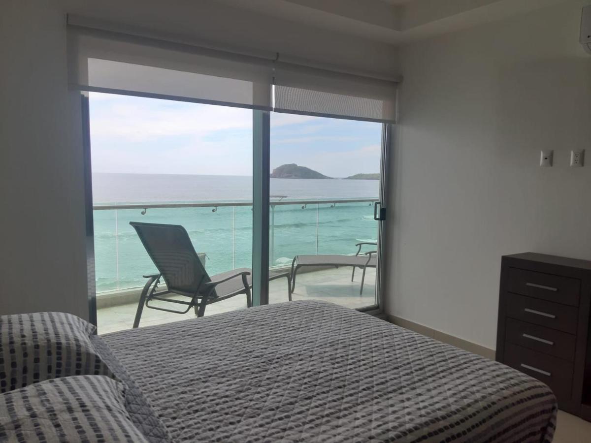 Hermoso Y Moderno Departamento Frente Al Malecon Con Preciosa Vista Al Mar Mazatlán Exterior foto